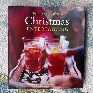 Williams-Sonoma Christmas Entertaining Book with recipes and holiday ideas!  New